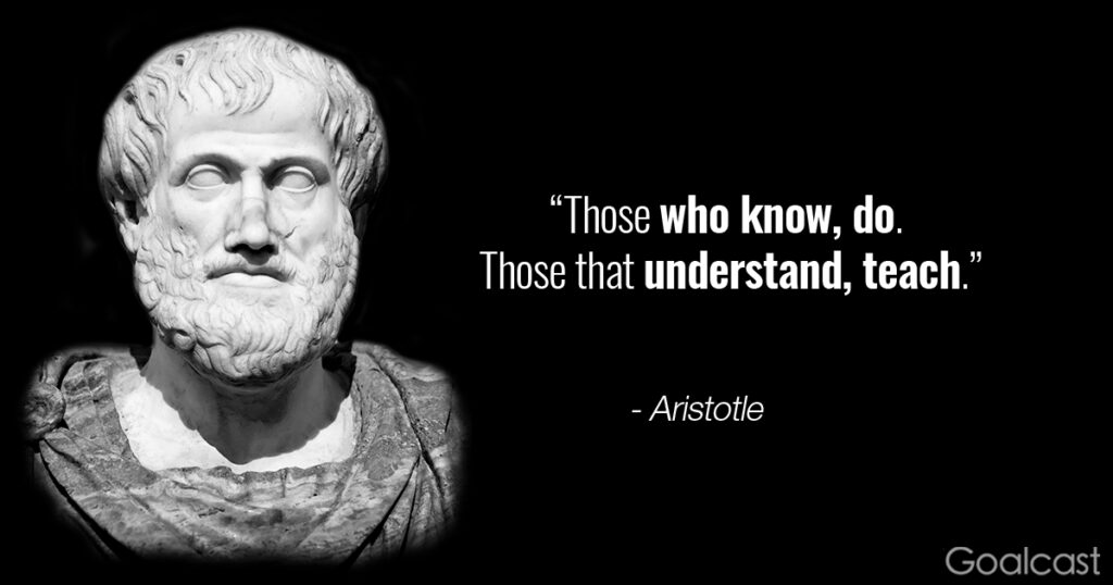 Älyn jättiläisistä ensimmäinen, Aristoteles: What are the methods of philosophy?